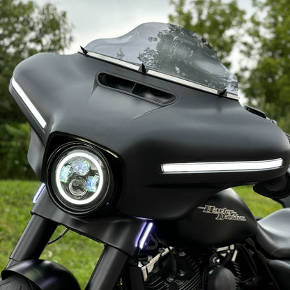 Outer Fairing Integrated LED 整合式牛頭外罩適用 17-24 Street Glide)