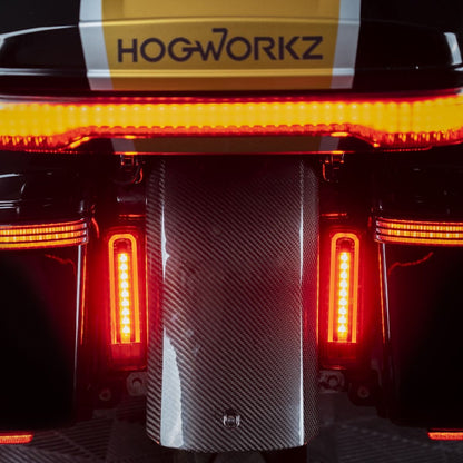 HOGWORKZ® Lumipro LED - 紅燈殼 側箱擋板LED燈 (適用： 14-25 Touring)