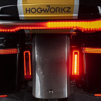 HOGWORKZ® Lumipro LED - 紅燈殼 側箱擋板LED燈 (適用： 14-25 Touring)