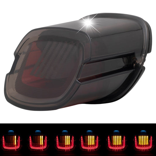HOGWORKZ® Smoke燻黑 Uproar LED 3合1 尾燈 (煞車燈＋牌照登＋流水式方向燈）
