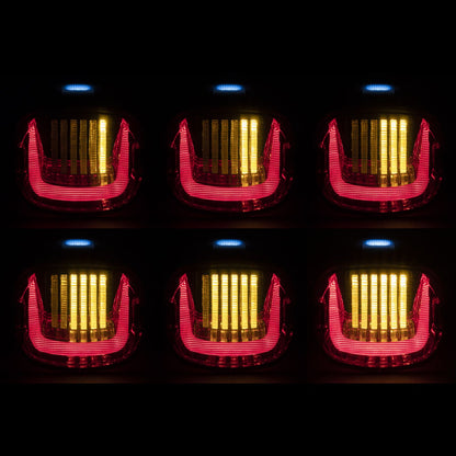 HOGWORKZ® Smoke燻黑 Uproar LED 3合1 尾燈 (煞車燈＋牌照登＋流水式方向燈）
