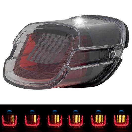 HOGWORKZ® Clear透明 Uproar LED 3合1 尾燈 (煞車燈＋牌照登＋流水式方向燈）
